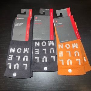 Lululemon Reflective socks